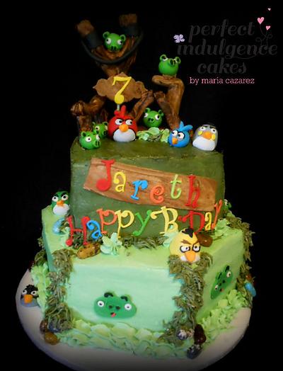 Angry Birds Birthday Cake - Cake by Maria Cazarez Cakes and Sugar Art