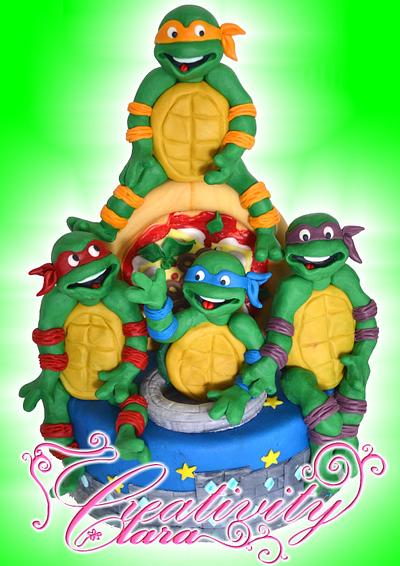 ninja turtles cake - Cake by Creativity Clara