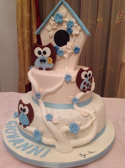 The owl cake - Cake by SugarRose