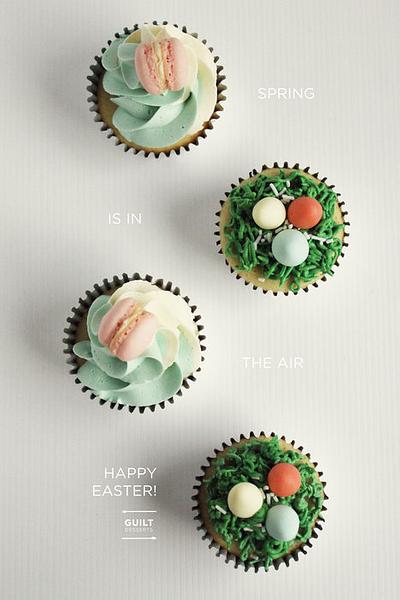Easter Themed Cupcakes - Cake by Guilt Desserts