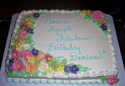Denine Birthday - Cake by BettyA
