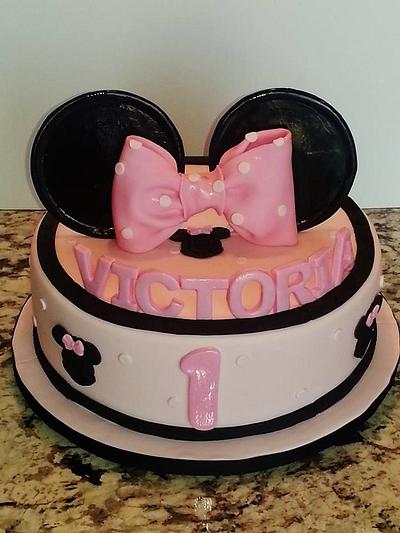 MINNIE MOUSE BIRTHDAY CAKE - Cake by Enza - Sweet-E
