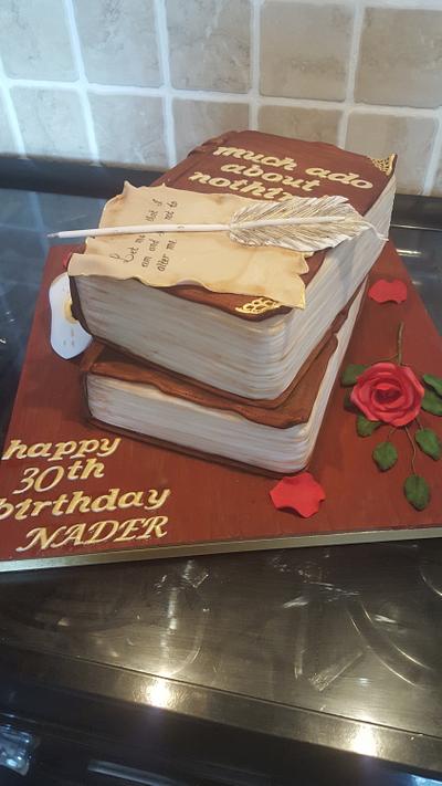 Shakespeare books - Cake by Heathers Taylor Made Cakes