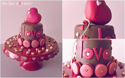 Love heart balloon - Cake by CAKE RÉVOL