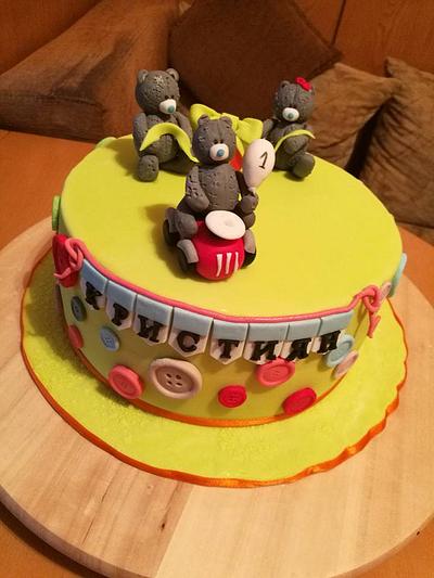 Bear - Cake by Mira's cake