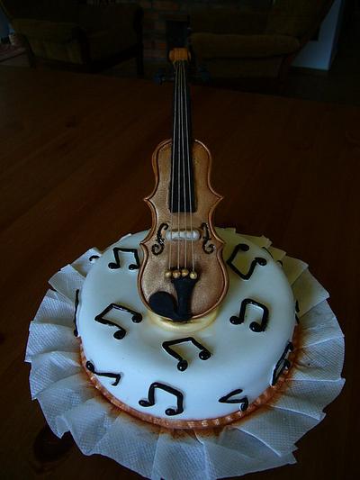 Violin cake - Cake by Bożena