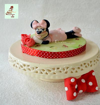 Minnie Mouse cake toppe - Cake by Judith-JEtaarten