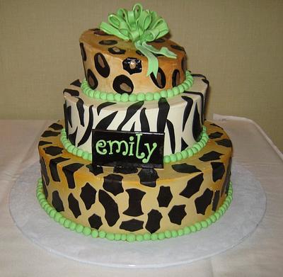 Safari cake - Cake by Lauren Cortesi