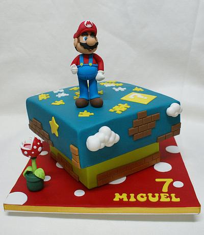 Super Mario - Cake by Bolinhos Bons, Artisan Cake Design (by Joana Santos)