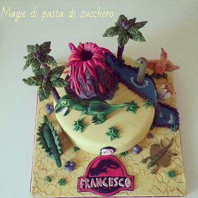 Dinosaur cake  - Cake by Mariana Frascella