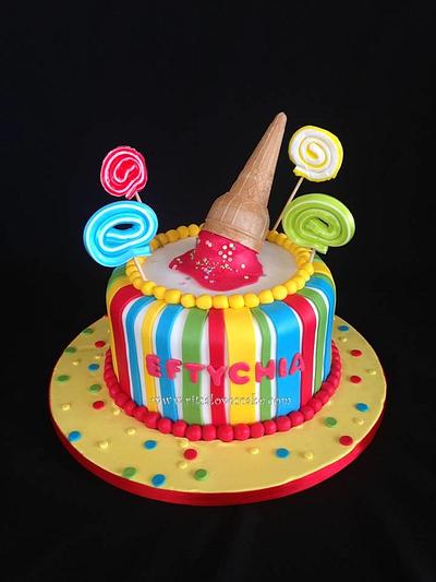 Candyland cake - Cake by Ritsa Demetriadou
