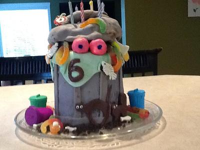 Garbage Can Cake - Cake by Cathryn Kiesewetter