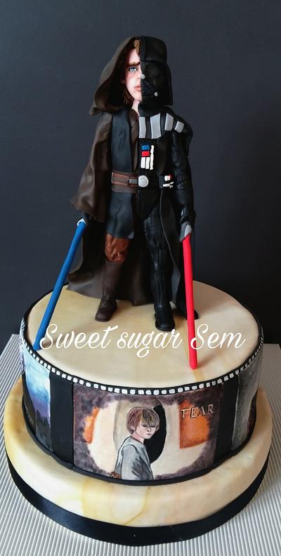 Anakin/Vader - Cake by SweetSugarSem