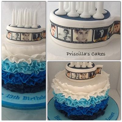 Justin Bieber birthday cake - Cake by Priscilla's Cakes