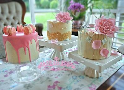 A trio of Cakes - Cake by Sumaiya Omar - The Cake Duchess 