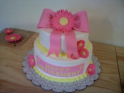 Retirement cake - Cake by Kimberly