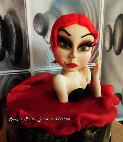 Red hair lady!! - Cake by Joanna Vlachou
