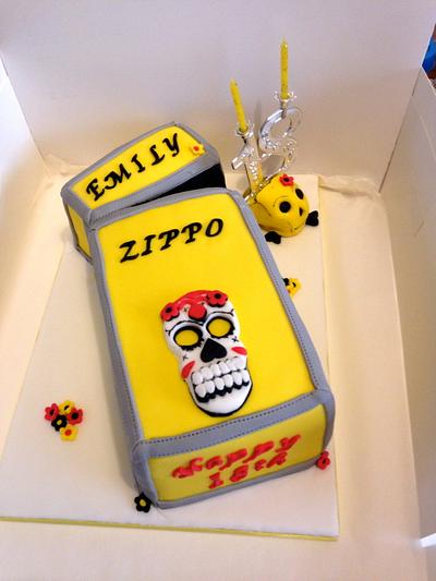 Zippo Lighter cake - Cake by Polliecakes