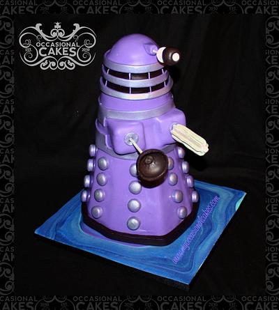 Purple Dalek - Cake by Occasional Cakes