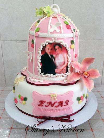Bird Cage - Bridal Shower - Cake by Elite Sweet Cakes
