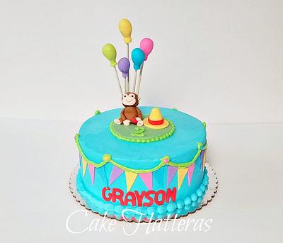 Curious George Birthday - Cake by Donna Tokazowski- Cake Hatteras, Martinsburg WV