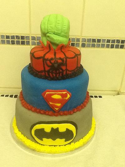 Superhero cake - Cake by Andypandy