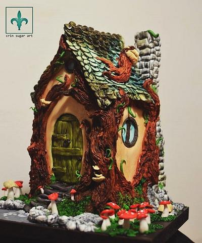 magic house with crin.sugarart - Cake by Crin sugarart