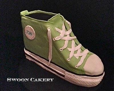 Shoe Cake - Cake by SwoonCakery