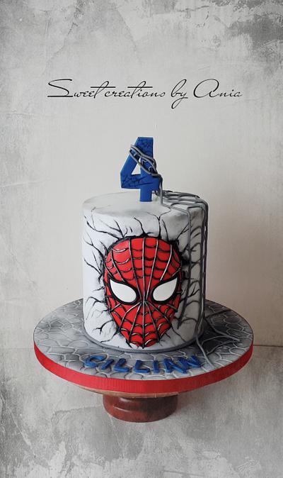 Spiderman cake - Cake by Ania - Sweet creations by Ania