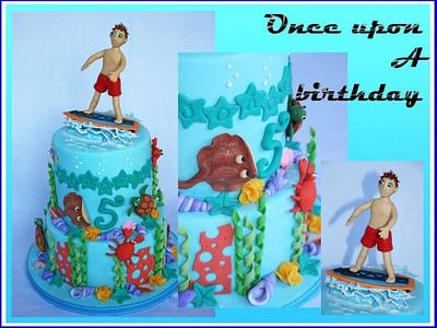 Surfer dude  - Cake by Madelyn