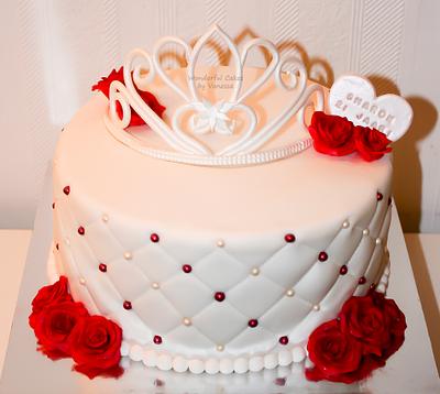Romantic Roses - Cake by Vanessa