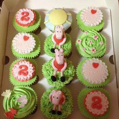 Peppa Pig Cuppie Cake's!! - Cake by Amanda