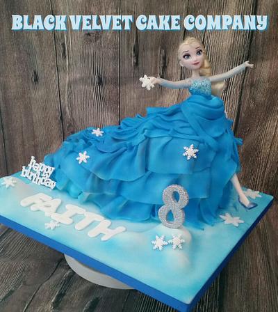 Elsa cake - Cake by Blackvelvetlee