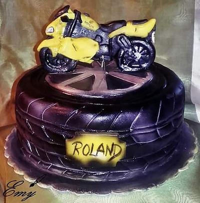 Motorcycle Cake - Cake by EmyCakeDesign
