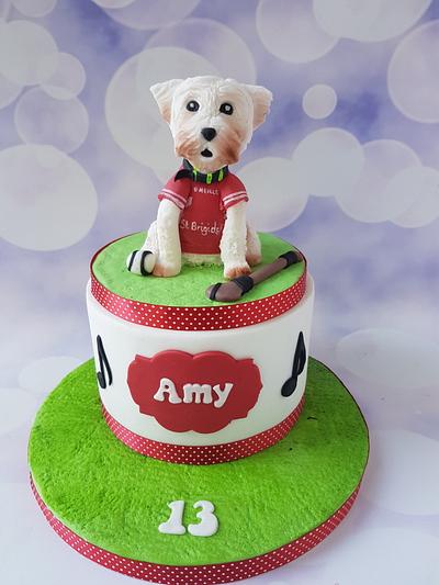Camoige Dog - Cake by Jenny Dowd