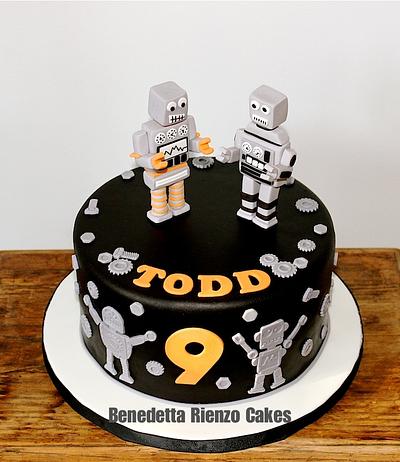 Robot Birthday Cake - Cake by Benni Rienzo Radic