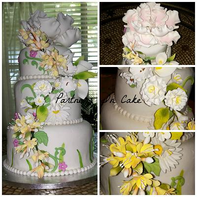 Garden Wedding - Cake by Partners In Cake