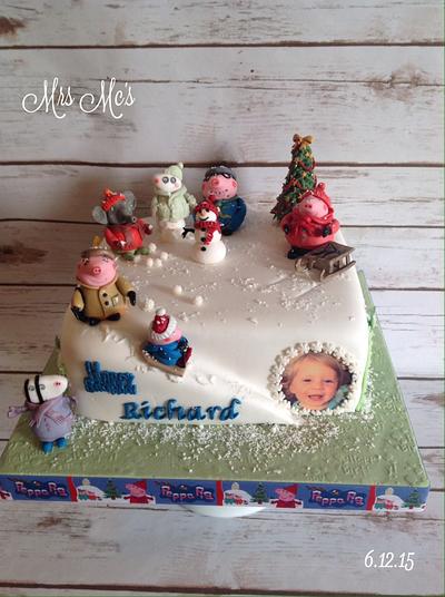 Peppa did Christmas - Cake by Macdee49