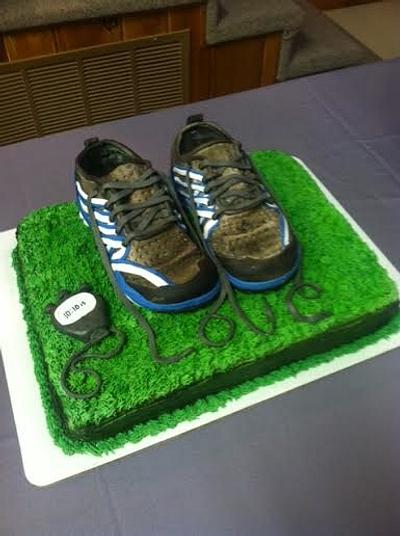Groom's Cake for Marathon Runner - Cake by Angel Rushing