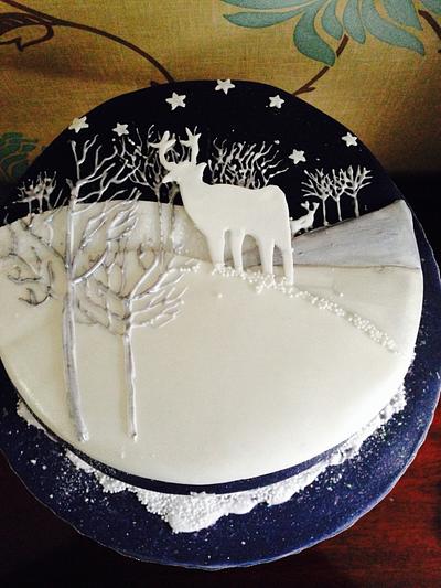 Christmas - Cake by Lynne Sambrook