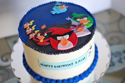 Angry Birds Space Cake - Cake by Chrissy