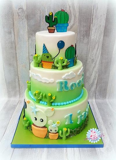Cactus cake - Cake by Sam & Nel's Taarten