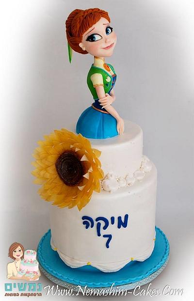 anna frozen fever  - Cake by galit