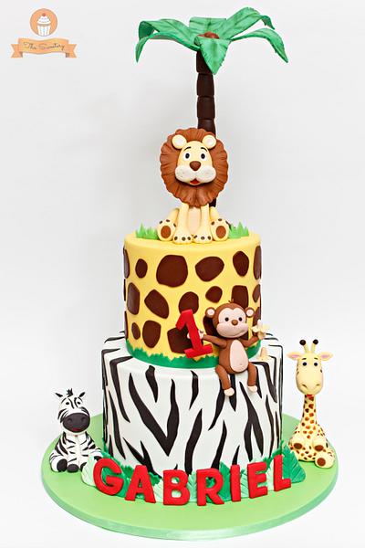 Jungle Themed Cake - Cake by The Sweetery - by Diana