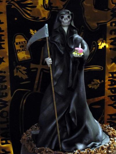 Grim Reaper Halloween Cake - Cake by Katyast