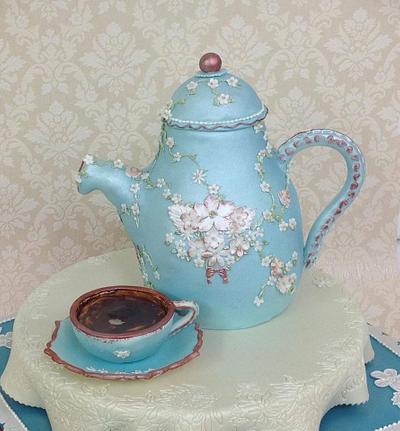 Pretty tea pot cake  - Cake by Ribana Cristescu 