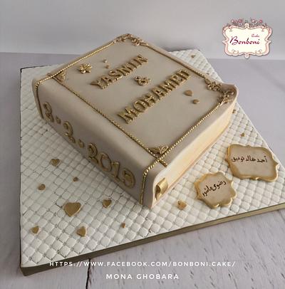 book cake - Cake by mona ghobara/Bonboni Cake