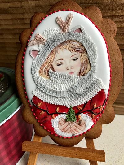 christmas girl - Cake by Anna Dziedzic
