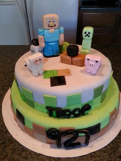 Mindcraft - Cake by Patty's Cake Designs
