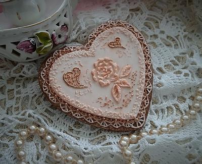 Heart gingerbread - Cake by Bożena